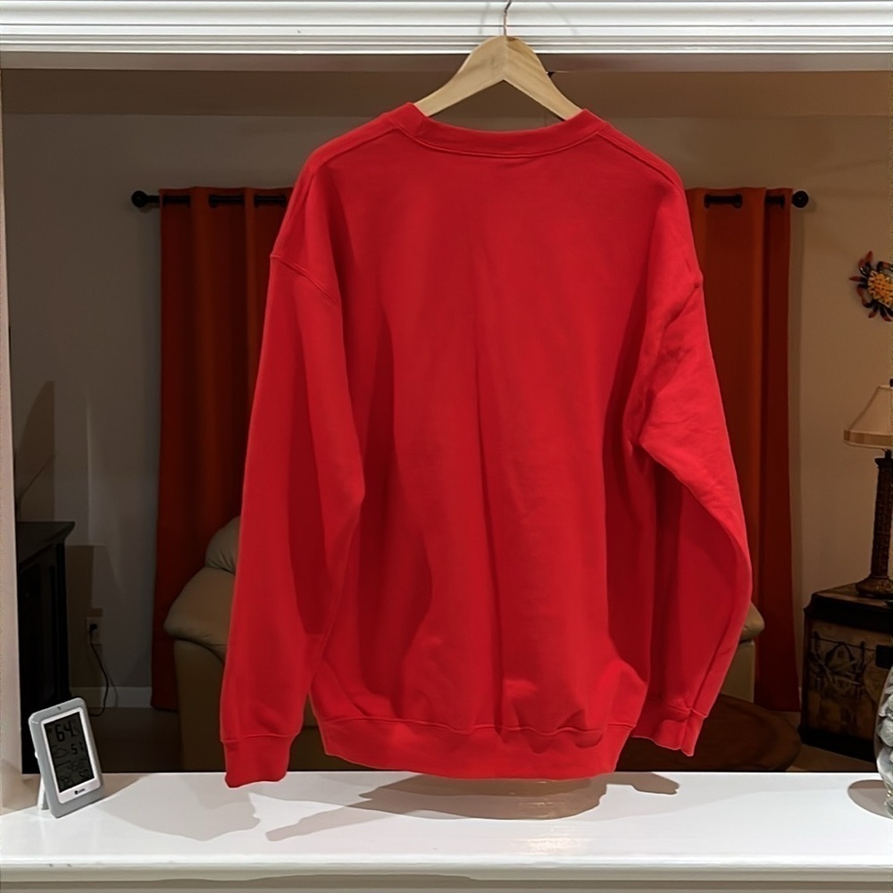 Ugly Sweater Most Likely To Drink All The Wine And Eat Cookies Sweatshirt Sz L - Picture 3 of 5